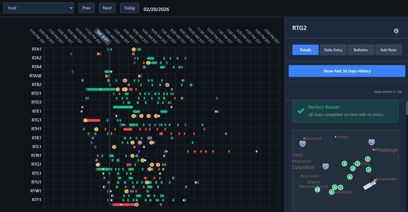 Fleet Timeline Command Center